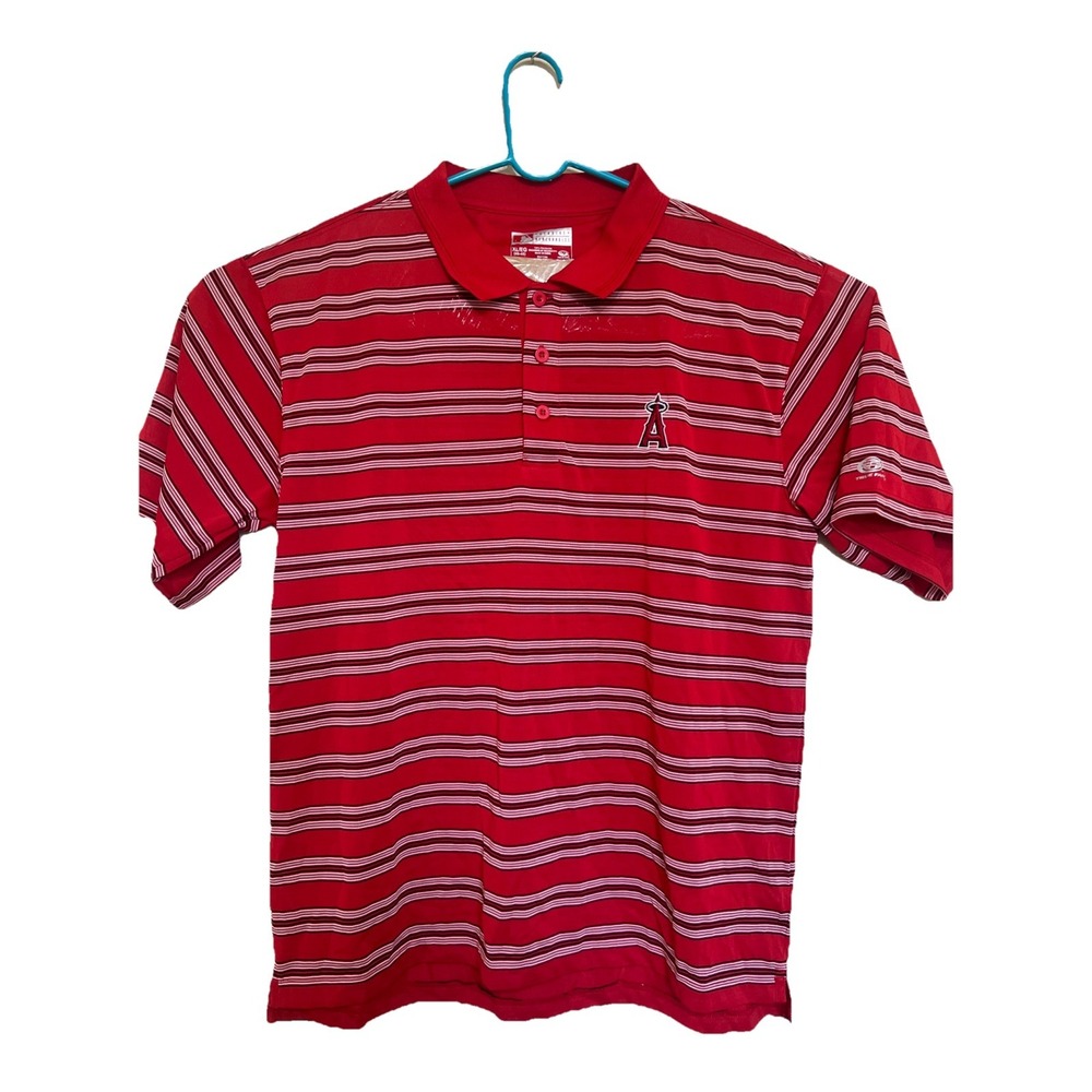 Genuine Merchandise True Fan Men's XL California LA Anaheim Angels Polo Shirt